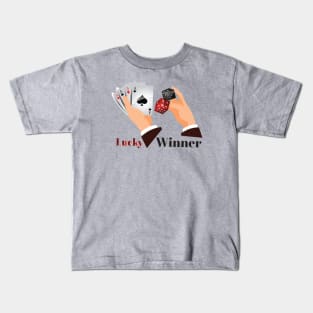 Lucky Winner Kids T-Shirt